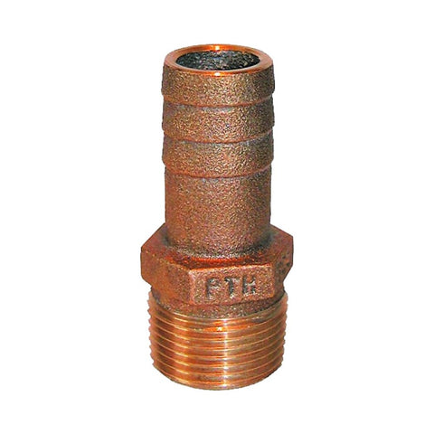 Groco PTH Series Bronze Pipe to Hose Standard Flow Fittings - NPT