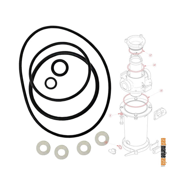 Groco ARG Series Bronze Raw Water Strainer Service Kit