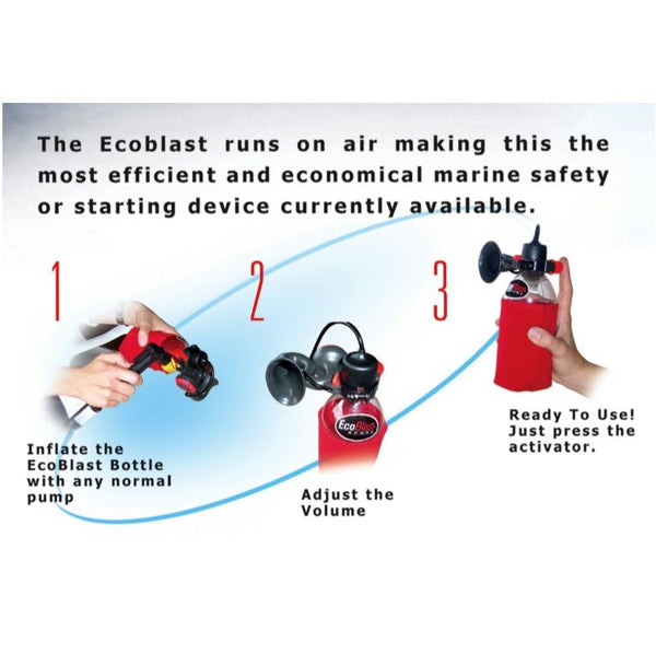 Ecoblast Sport Refillable Signal Horn With Pump