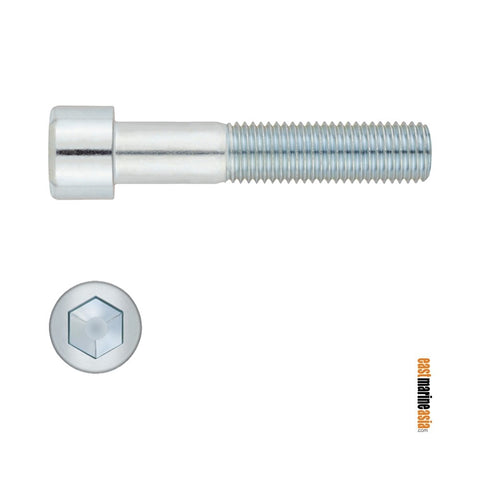 Stainless Steel 316 Bolt Socket Head - Half Thread (DIN 912)