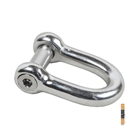 AISI 316 Stainless Steel Anchor Shackle (with Allen Head Recessed Pin)