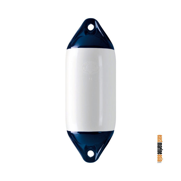 Polyform F Series Boat Fender (White Blue Top)