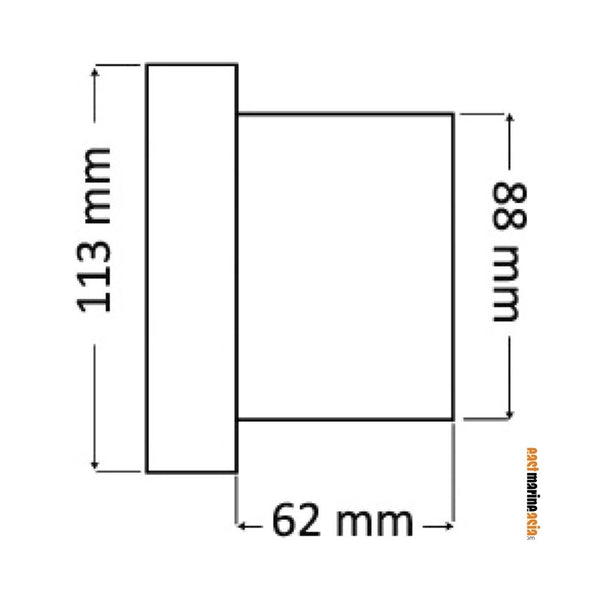 Osculati M3-TFT Bluetooth/USB/MP3/FM/DAB Stereo System