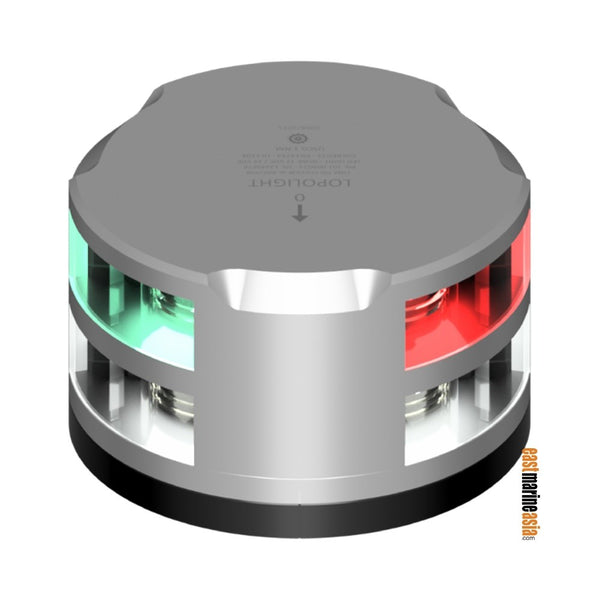 Lopolight 101-009-FB Tri-Colour / Anchor LED Navigation Light - Silver