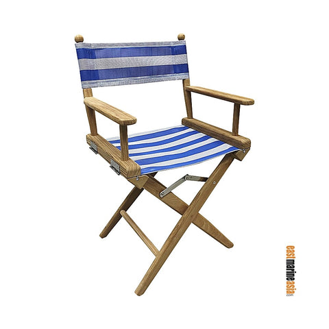 EMA Deluxe Teak Folding Director's Chair