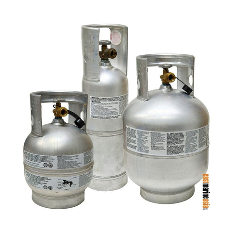 Worthington Aluminum LPG Cylinder / Gas Tank - Vertical