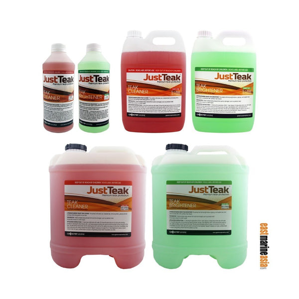 JustTeak Teak Cleaner & Brightener Kit (Part 1 & 2)