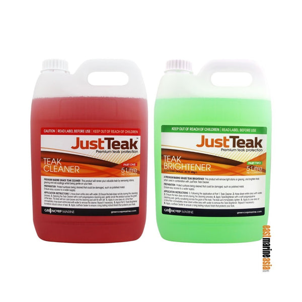 JustTeak Teak Cleaner & Brightener Kit (Part 1 & 2)