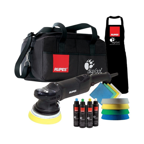 Rupes BigFoot LHR 15ES Random Orbital Polisher DLX Kit