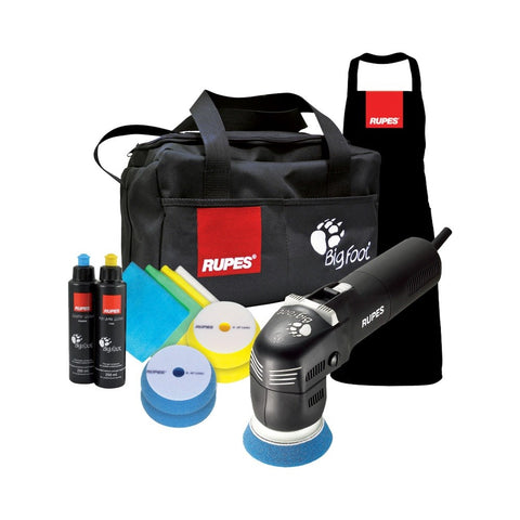 Rupes BigFoot LHR 75E Mini Random Orbital Polisher DLX Kit