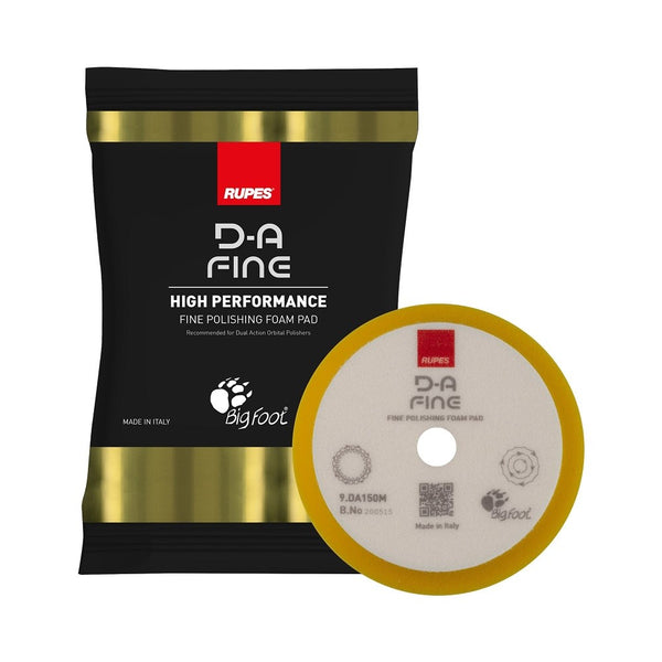 Rupes Bigfoot 150 - 180 mm D-A High Performance Polishing Pads for Random Orbital and Gear Driven Polishers