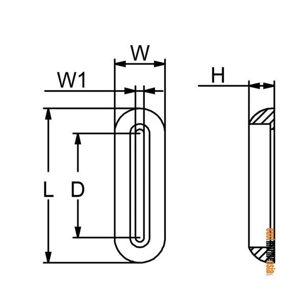 Martyr SGFL501Z Hull Anode - Zinc