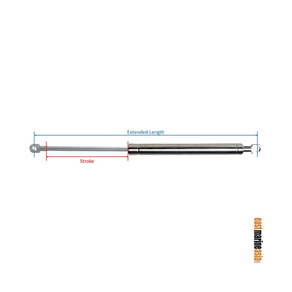 Osculati AISI 316 Stainless Steel Gas Spring (Eye - Eye)