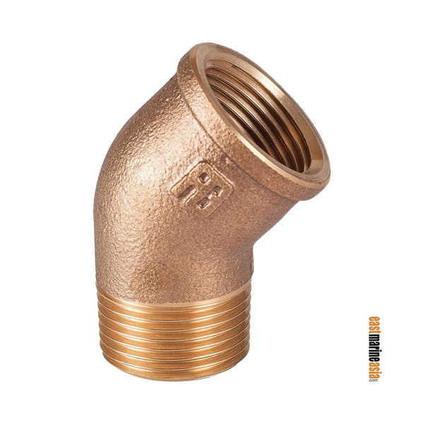 Guidi Series 0121B Bronze 45° Elbows Male-Female - BSP
