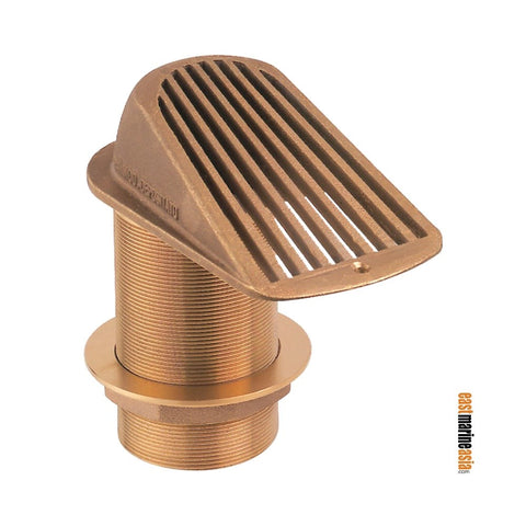 Guidi Series 1112B 2000 Bronze Grated Water Intake / Scoop Thru Hull - BSPP
