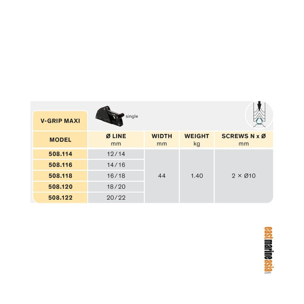 Antal V-Grip Maxi Clutch - Single
