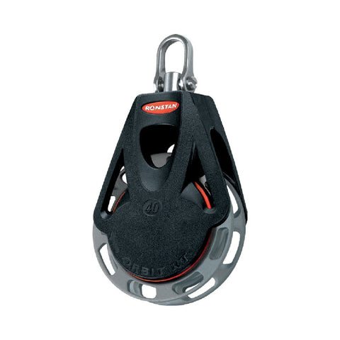 Ronstan Series 40 BB Single Orbit Block - Auto, Swivel Shackle Head