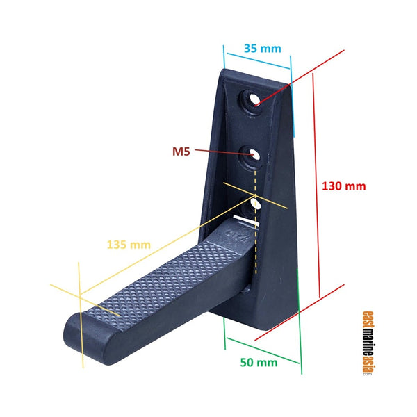 Aluminium Folding Mast Step
