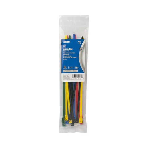 Ancor Cable Tie Kits - Assorted Colours