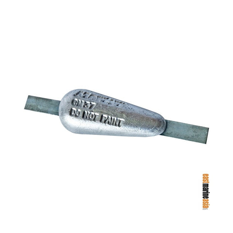 Martyr CM37GZ Weld-on Hull Anode - Zinc